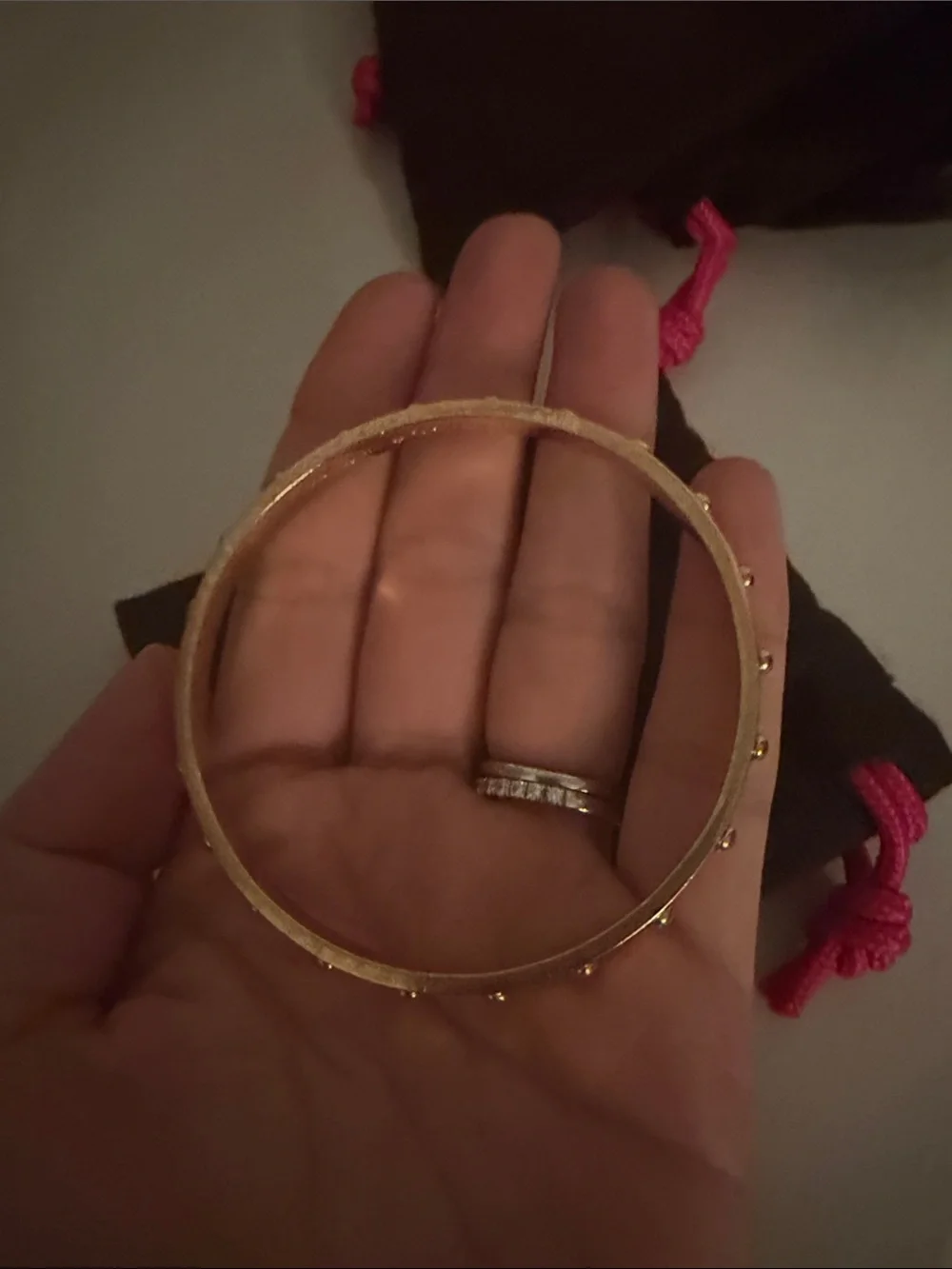 kate spade Gold Studded Key Ring